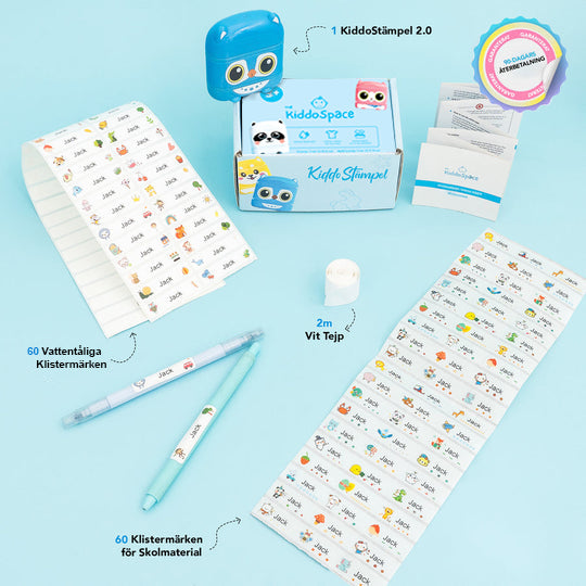 KiddoStämpel™ 2.0 - Komplett Stämpelkit