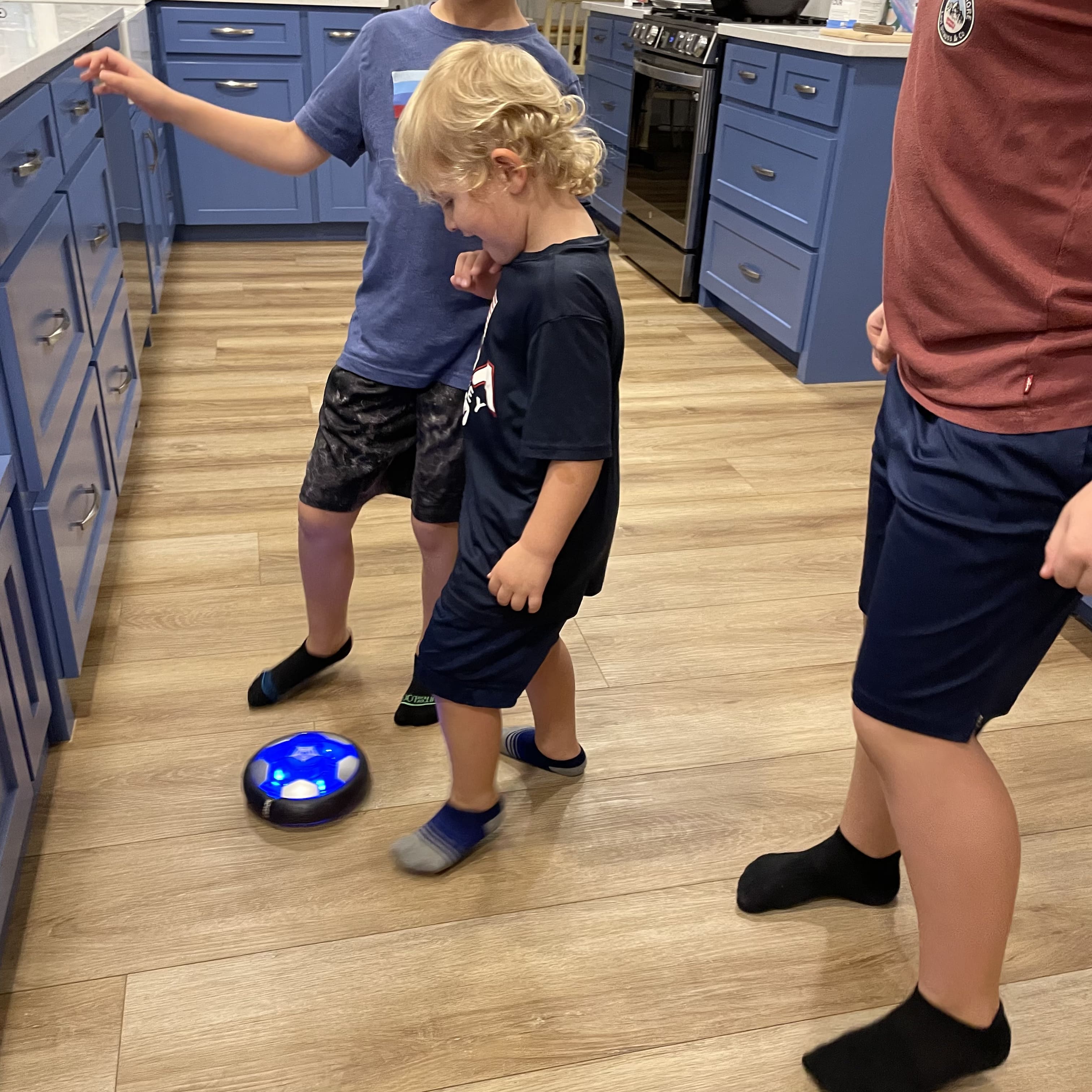 KiddoSpace™ - Hover- fotboll med LED-ljus för  Barn