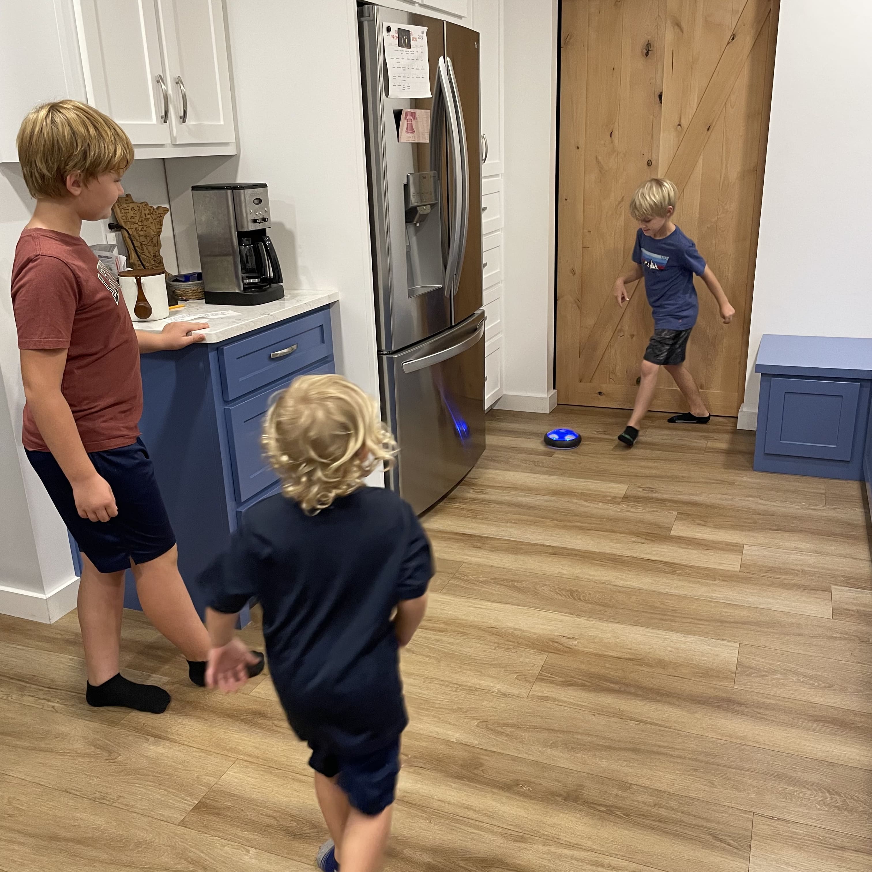 KiddoSpace™ - Hover- fotboll med LED-ljus för  Barn