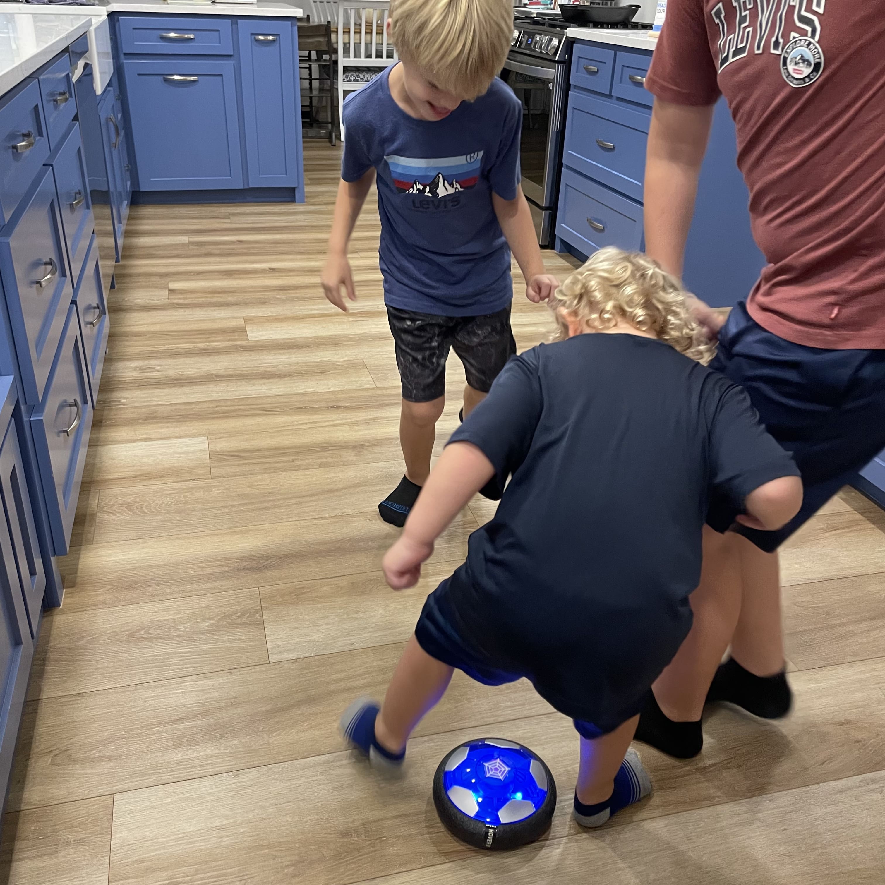 KiddoSpace™ - Hover- fotboll med LED-ljus för  Barn