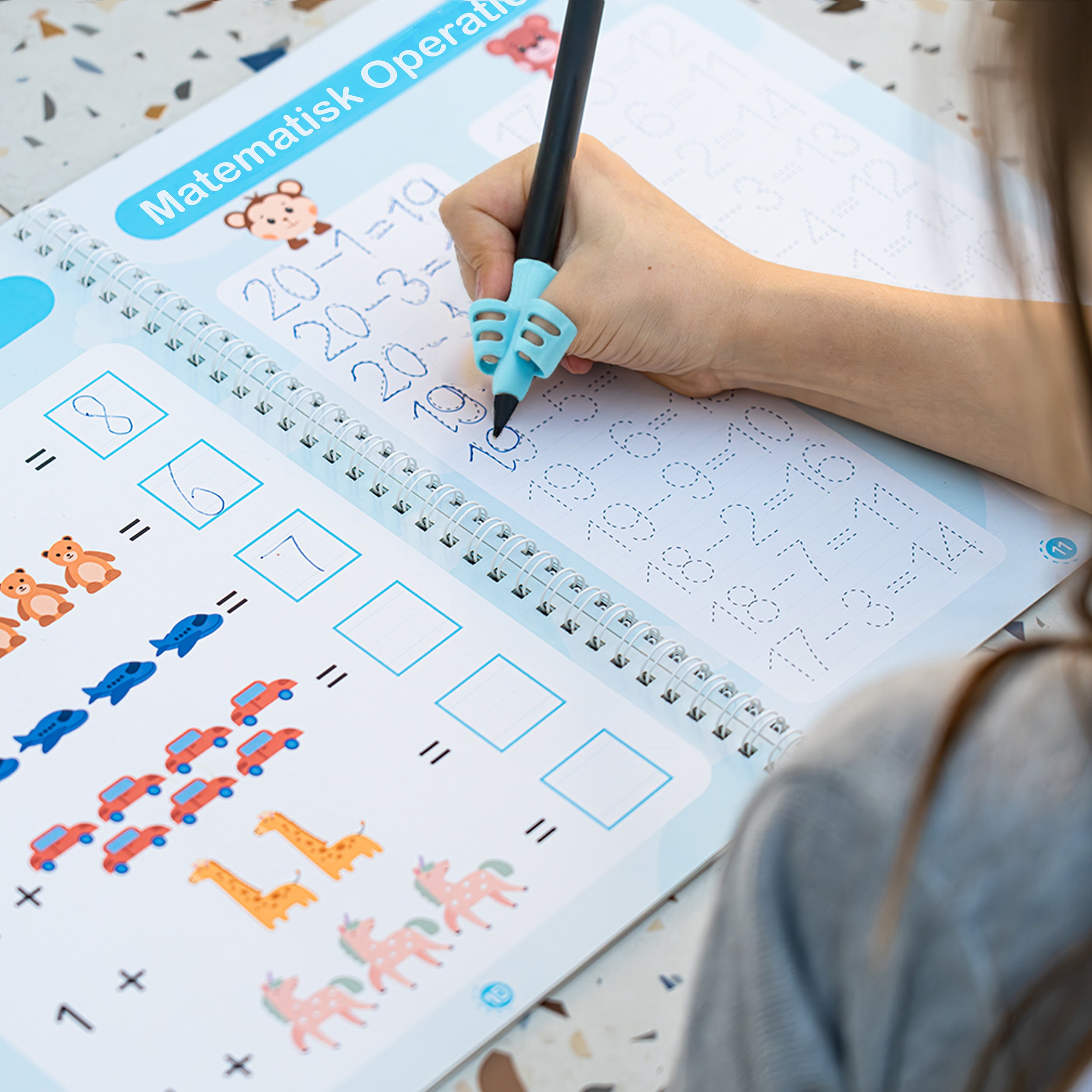 KiddoSpace Övningsset för handskrift